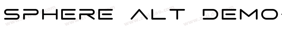 Sphere Alt Demo字体转换
